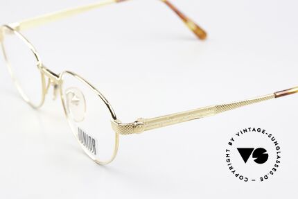 Jean Paul Gaultier 57-3177 Panto Frame Gold Plated, unworn, NOS (like all our old designer eyeglasses), Made for Men and Women