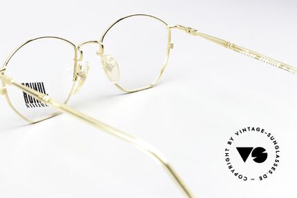 Jean Paul Gaultier 57-2273 Gold Plated Vintage Frame, NO RETRO GLASSES, but a genuine old 90's ORIGINAL, Made for Men and Women