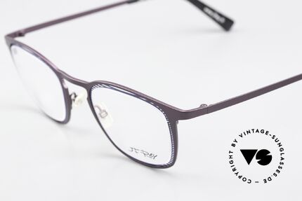 JF Rey JF2709 Frame In Purple Metallic, for minimalist styles and innovative frame materials, Made for Women