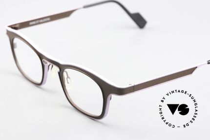 Anne Et Valentin Electric Titanium Frame Brown Purple, spent their lives creating their own collection, Made for Women