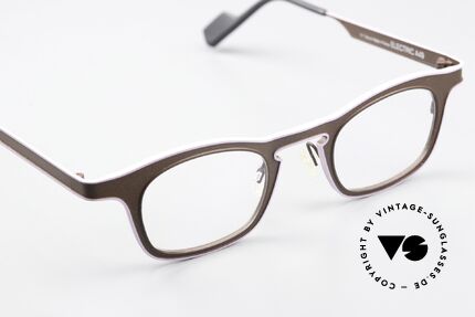 Anne Et Valentin Electric Titanium Frame Brown Purple, made of energy, light, lines, contrasts & colors, Made for Women