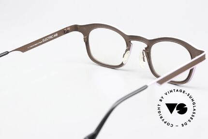 Anne Et Valentin Electric Titanium Frame Brown Purple, Size: medium, Made for Women