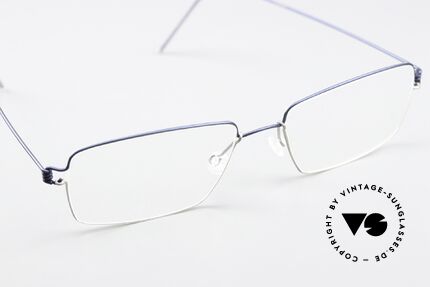 Lindberg Tim Air Titan Rim Dark Blue And Gray Frame, simple & strong frame: free from screws, rivets & welds, Made for Men