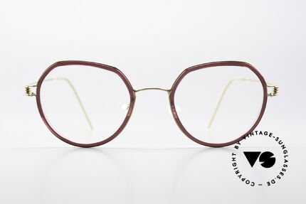 Lindberg Gillian Air Titan Rim Women's Frame Panto Style, mod. Gillian, in size 47-20, temple length 145, col. PGT, Made for Women