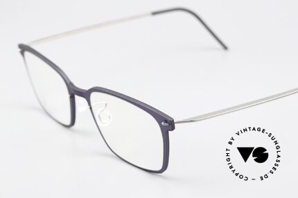 Lindberg 6536 NOW Dark Blue Translucid Titan, color C14M / P10: dark blue front with titan temples, Made for Men and Women