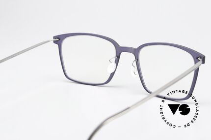 Lindberg 6536 NOW Dark Blue Translucid Titan, unworn designer piece with original case by Lindberg, Made for Men and Women