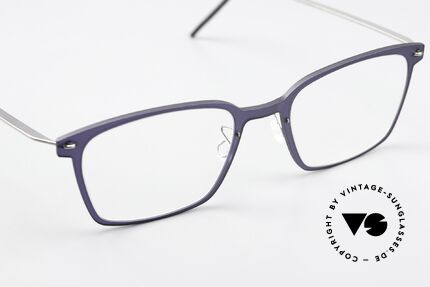 Lindberg 6536 NOW Dark Blue Translucid Titan, can already be described as 'vintage Lindberg' frame, Made for Men and Women