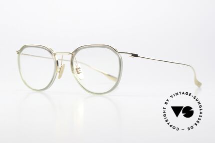 DITA Schema Two Minimalist Panto Eyewear, Titanium frame & acetate lens rim; made in Japan, Made for Men and Women