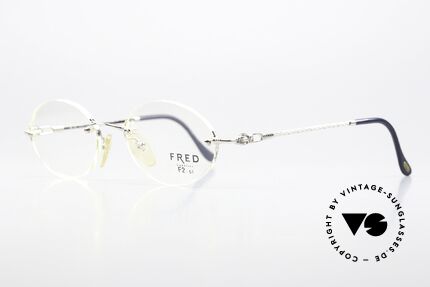 Fred Fidji F2 Luxury Spectacle Frame 90's, model named after the Fiji Islands (South Pacific Ocean), Made for Men and Women