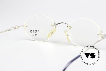 Fred Fidji F2 Luxury Spectacle Frame 90's, unworn 90's rarity, new old stock; with Fred packaging, Made for Men and Women