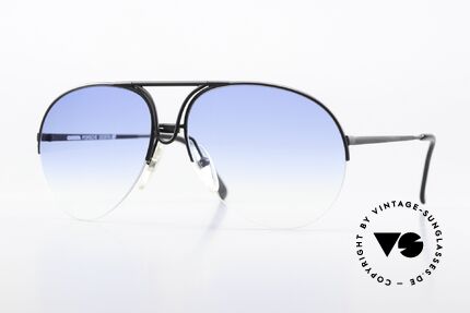 Porsche 5627 Semi Rimless 90's Shades Details