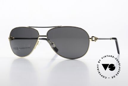 Fred Force10 8466 Luxury Aviator Sunglasses Details