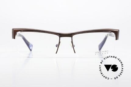 Alain Mikli AL0880 Striking Nylor Men's Frame, very distinctive nylon frame (half frameless), Made for Men
