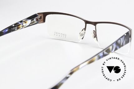 Alain Mikli AL0880 Striking Nylor Men's Frame, lens height 34mm: suitable for progessive lenses, Made for Men