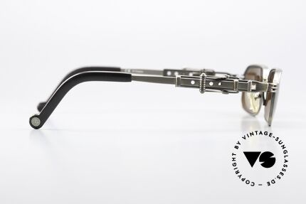 Jean Paul Gaultier 56-0002 Adjustable Frame Belt Buckle, metal frame can be glazed with optical lenses, too, Made for Men