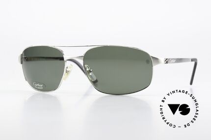 Cartier Spirit Brushed Platinum Shades Details