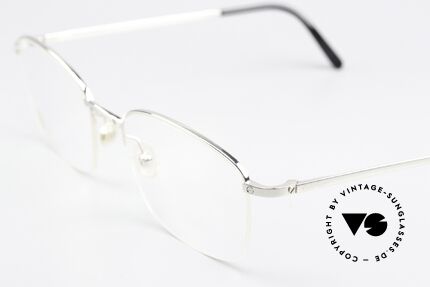 Cartier Semi T-Eye H XL Men's Titan Frame Nylor, name T8100616, XL size 58/21, platinum-plated, Made for Men