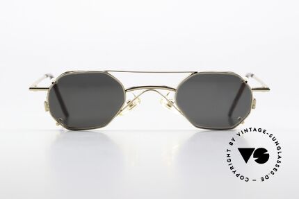 Christian Roth 2401 90's Optical Affairs Frame, rare vintage 90's designer sunglasses, GOLD-plated, Made for Men and Women