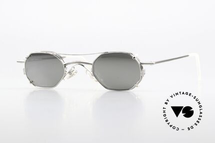 Christian Roth 2401 Silver Mirrored Sun Clip Details