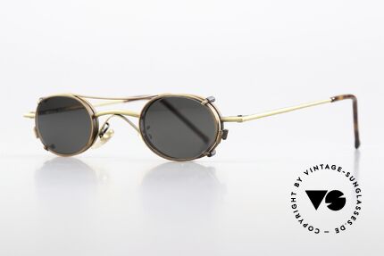 Christian Roth 2400 Oval Clip On Frame 1992, SMALL frame: lens height 27mm & lens width 36mm, Made for Men and Women