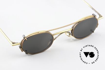 Christian Roth 2400 Oval Clip On Frame 1992, an unworn 90's masterpiece for all lovers of design, Made for Men and Women