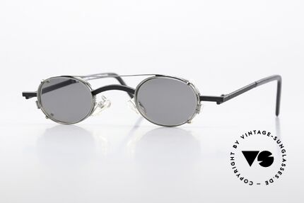 Christian Roth 2505 Oval Frame Silver Clip On Details
