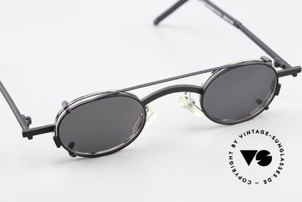 Christian Roth 2505 Oval Frame Black Clip On, unworn 1992's masterpiece for all lovers of design, Made for Men and Women