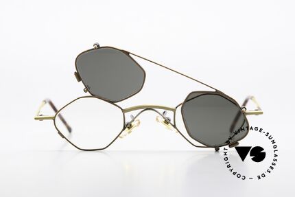 Christian Roth 2402 Octagonal Glasses Antique, Size: small, Made for Men and Women