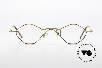 Christian Roth 2402 Octagonal Glasses Antique, Size: small, Made for Men and Women
