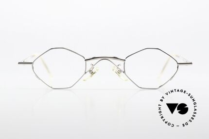 Christian Roth 2402 Octagonal Frame Sun Clip, Size: small, Made for Men and Women
