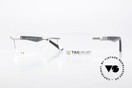 Tag Heuer 9341 Legend Carbon Platinum Eyewear, Tag Heuer eyewear, mod. 9341, col. 005, size 56-17, Made for Men
