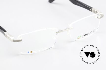 Tag Heuer 9341 Legend Carbon Platinum Eyewear, unworn rarity with full original Tag Heuer packaging, Made for Men