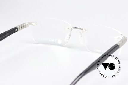 Tag Heuer 9341 Legend Carbon Platinum Eyewear, NO RETRO eyeglasses, but an old ORIGINAL from 2009, Made for Men
