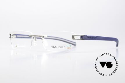 Tag Heuer 7644 Fold Temples With Elastomer, lightweight & comfortable stainless steel temples, Made for Men