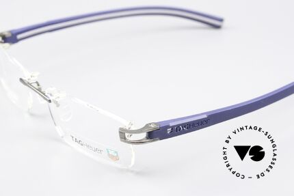Tag Heuer 7644 Fold Temples With Elastomer, overmolded in ultra-adherent elastomer; unique, Made for Men