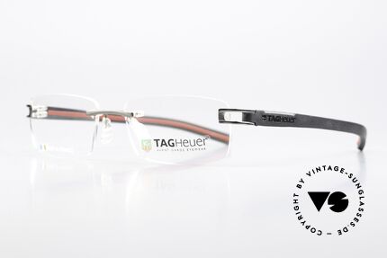 Tag Heuer 7643 Fold Avantgarde Eyewear Rimless, lightweight & comfortable stainless steel temples, Made for Men