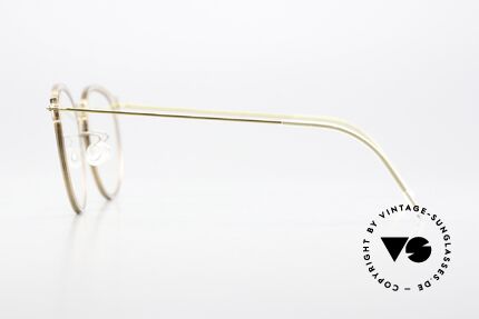 Lindberg 6603 NOW Frame Crystal Clear Gold, can already be described as 'vintage Lindberg' frame, Made for Women