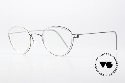 Lindberg Jackie 44 Air Titan Rim Unisex Glasses Panto Style, striking refined Air Titan frame with Acetate inner rim, Made for Men and Women