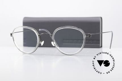 Lindberg Jackie 44 Air Titan Rim Unisex Glasses Panto Style, Size: medium, Made for Men and Women