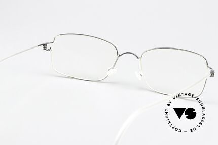 Lindberg Alvis Air Titan Rim Rectangular Men's Frame, two-tone: in anthracite and grey (bicolor) K10 8M PU9, Made for Men