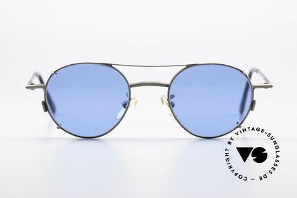 Christian Roth 2405 90's Frame Antique Silver, rare vintage designer specs in antique-silver / gray, Made for Men and Women