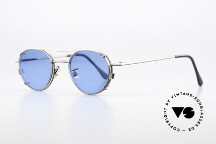 Christian Roth 2405 90's Frame Antique Silver, Panto frame: lens height 37mm & lens width 42mm, Made for Men and Women