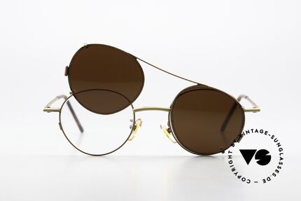 Christian Roth 2405 90's Frame Antique Bronze, Size: small, Made for Men and Women