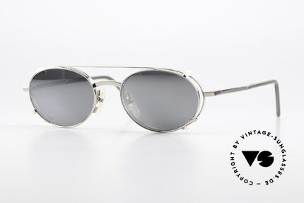 Christian Roth 2570 Silver Mirrored Clip On Details