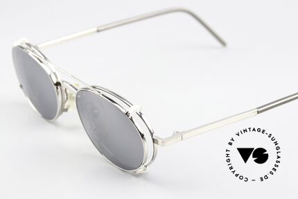 Christian Roth 2570 Silver Mirrored Clip On, with removeable CLIP-ON: silver mirrored, 100% UV, Made for Men and Women