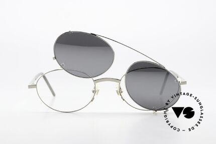 Christian Roth 2570 Silver Mirrored Clip On, Size: medium, Made for Men and Women