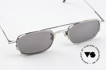 Christian Roth 2404 Antique Gray With Clip On, an unworn 1990's masterpiece for all lovers of design, Made for Men and Women