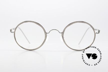 Lindberg Harley Air Titan Rim Unisex Vintage Eyeglasses, mod. Harley in size 43-24, temple length 135, color P10, Made for Men and Women