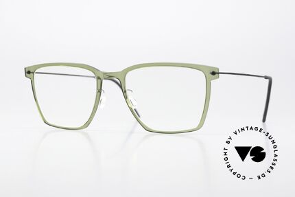 Lindberg 6554 NOW Square Designer Eyeglasses Details