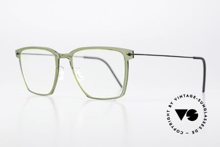Lindberg 6554 NOW Square Designer Eyeglasses, high quality composite material & titanium temples, Made for Men and Women